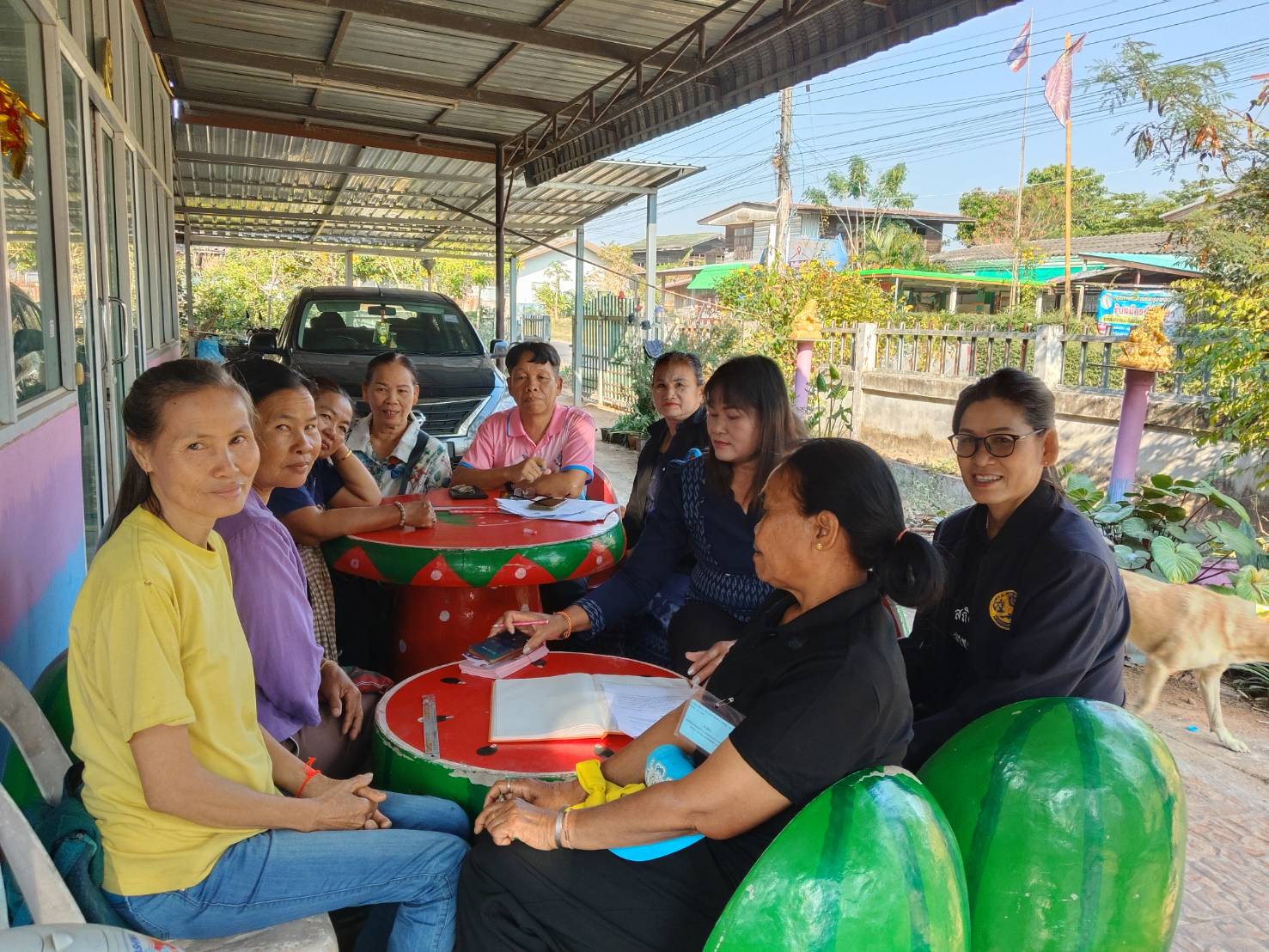 ประชุมคณะทำงานขับเคลื่อนกองทุนพัฒนาบทบาทสตรีตำบลสามัคคี