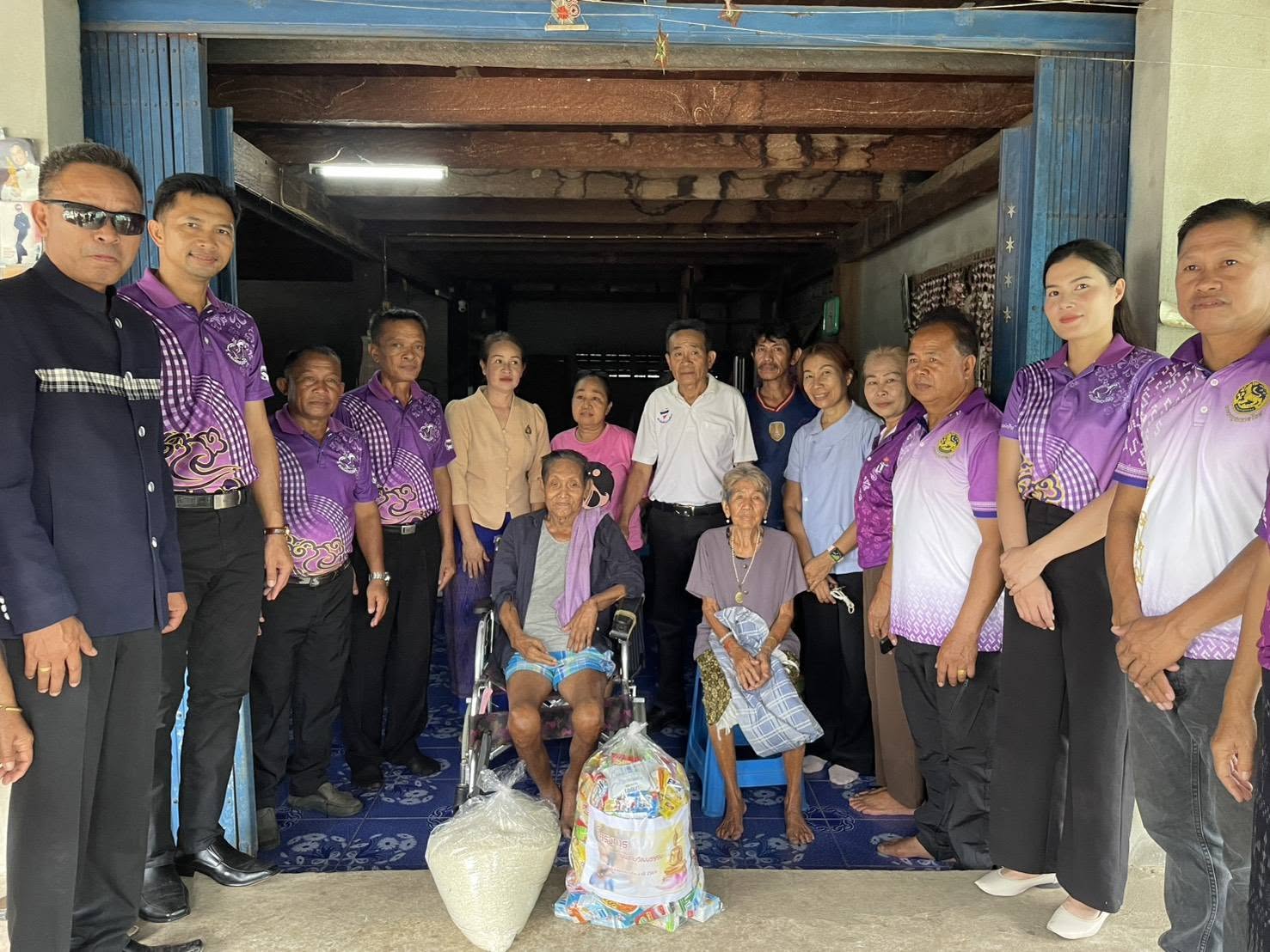พช.เลิงนกทา ร่วมกิจกรรมโครงการ "ถนนสายบุญ" ประจำปีงบประมาณ พ.ศ.2569