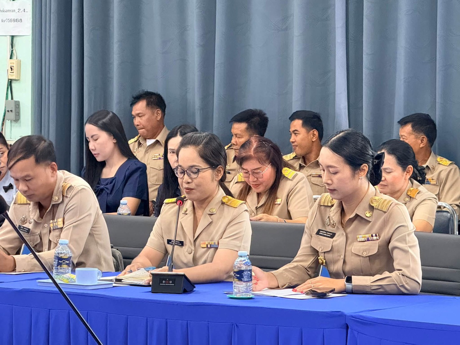 การประชุมบูรณาการการทำงานร่วมกันระหว่างกำนัน ผู้ใหญ่บ้าน และองค์กรปกครองส่วนท้องถิ่น