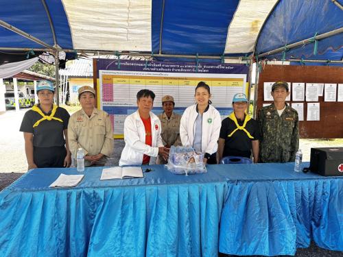 ลงพื้นที่ ตรวจเยี่ยมให้กำลังใจเจ้าหน้าที่ผู้ปฏิบัติงานศูนย์ปฏิบัติการป้องกันและลดอุบัติเหตุทางถนนช่วงเทศกาลปีใหม่ 2569