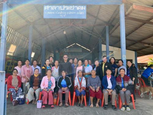 กิจกรรม ทบทวน กำหนดทิศทางและปรับแผนการพัฒนาหมู่บ้าน 