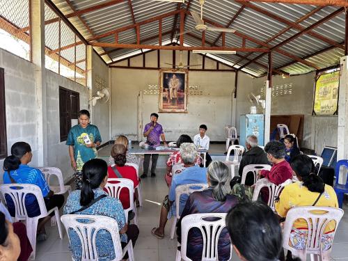 ลงพื้นร่วมประชุมโครงการแก้ไขปัญหาความยากจน (โครงการ กข.คจ.)