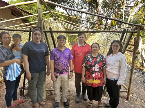 ลงพื้นที่ติดตามกลุ่มสตรีที่ขอรับการสนับสนุนเงินกองทุนพัฒนาบาบาทสตรี