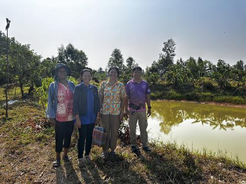 ติดตามผลการดำเนินงานตามโครงการพัฒนาพื้นที่ต้นแบบการพัฒนาคุณภาพชีวิต ตามหลักทฤษฎีใหม่ ประยุกต์สู่ โคก หนอง นา