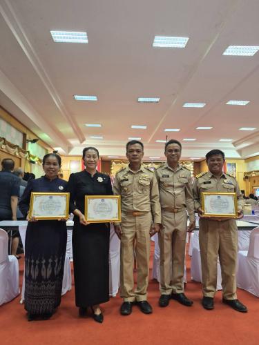 พช.เลิงนกทา รับมอบใบประกาศเกียรติคุณ กิจกรรมพัฒนาชุมชนดีเด่น ประจำปี 2569 คว้า 3 รางวัลระดับจังหวัด
